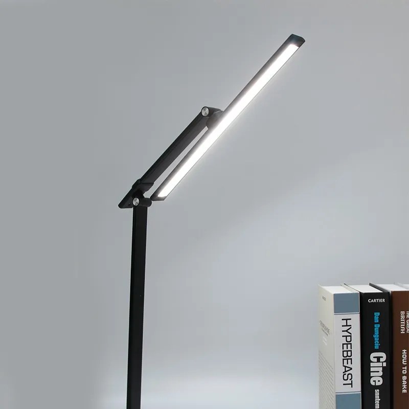Lampa LED na biurko VOLTIA z ładowarką bezprzewodową i portem USB