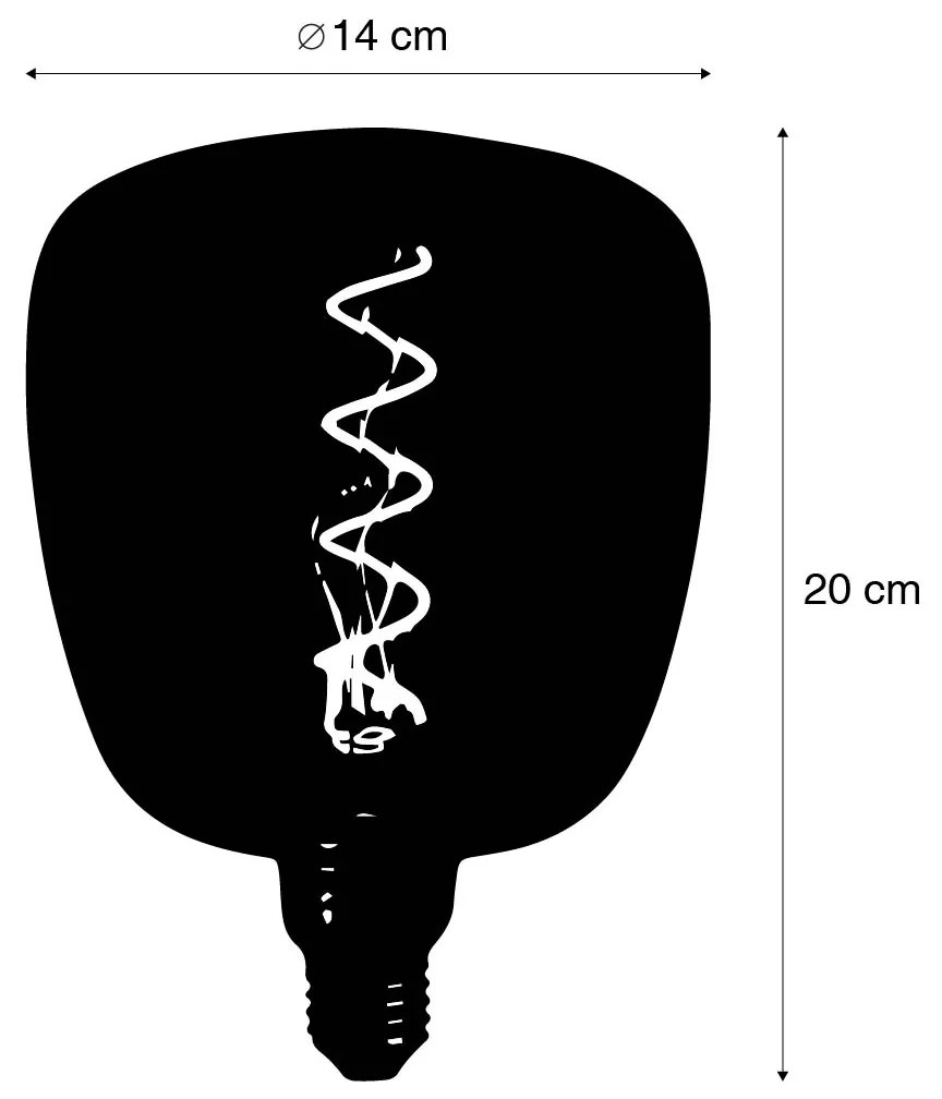 Ściemnialna lampa LED E27 G14 5W 130 lm 1800 K