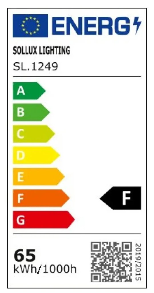 Plafon ONYX 60 czarny LED 3000K SOLLUX  LIGHTING