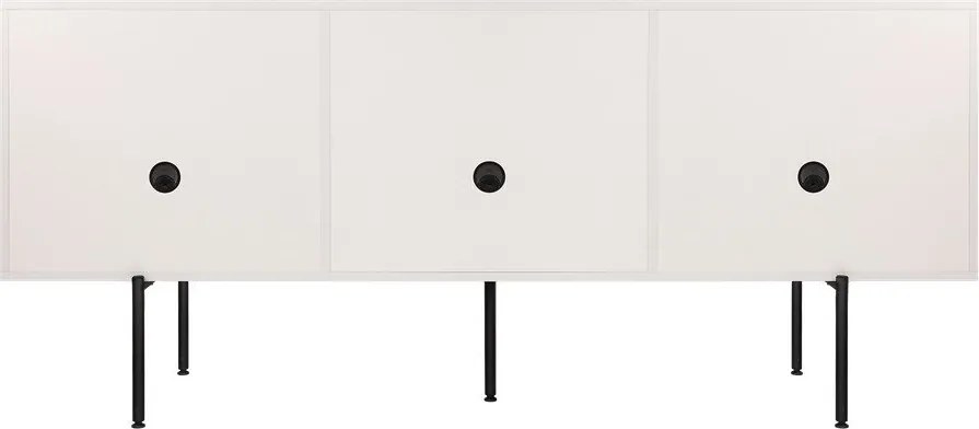 Szarobeżowa szafka pod TV 180x79x50 cm Bau – noo.ma