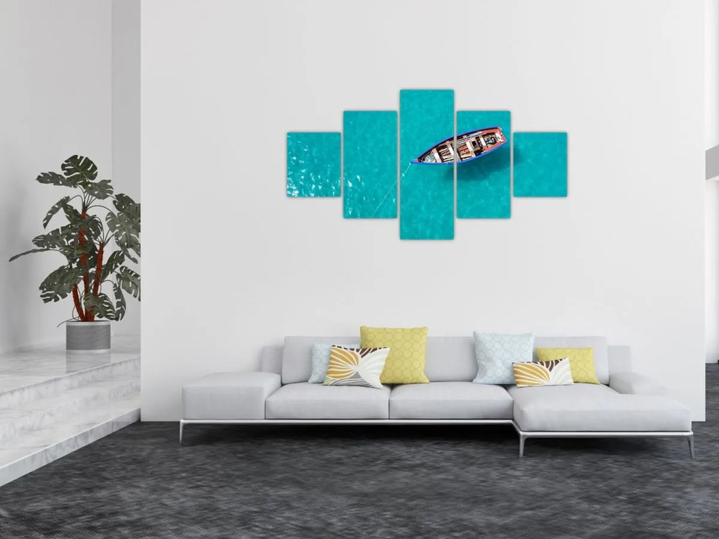 Obraz - Tradycyjna łódź rybacka (125x70 cm)