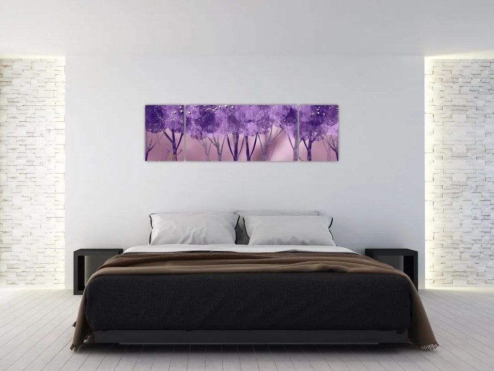 Obraz - Jeleń w magicznym lesie (170x50 cm)