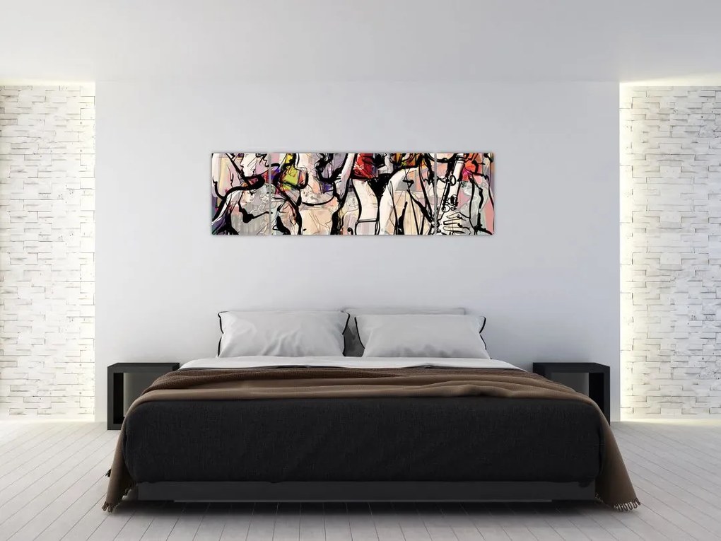 Obraz - Jazzowa noc (170x50 cm)
