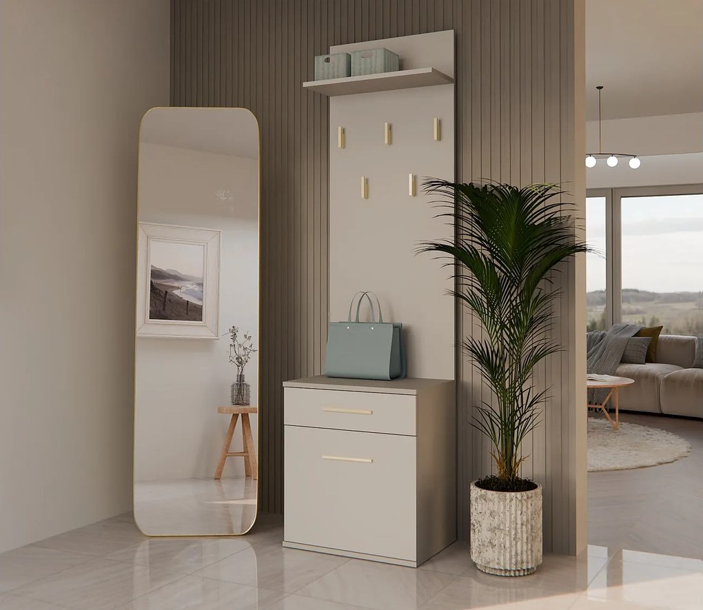 Wieszak DUO | Kaszmir | 50x35x180 cm | Wieszak na Ubrania