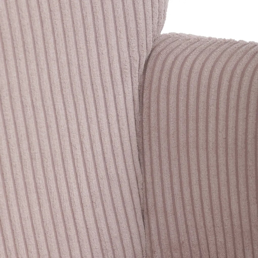 Fotel relaksacyjny z podnóżkiem L7285 PINK6,różowy