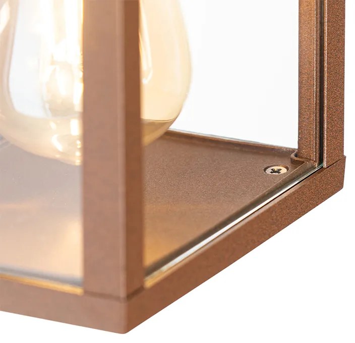 Zewnetrzna Industrialna lampa ścienna rdzawo-brązowa 38 cm 2-światłowa IP44 - CharloisPrzemysłowy Oswietlenie zewnetrzne