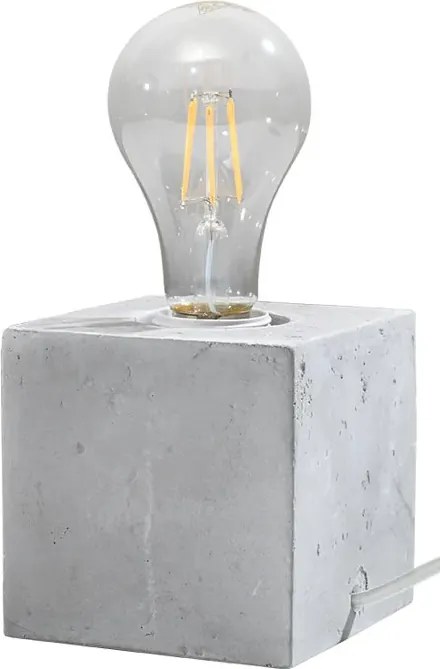 Industrialna lampka biurkowa z betonu - 12X EX588 P1-N81