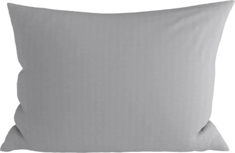 Krepowa poszewka na poduszkę STANDO 50x70 cm szara