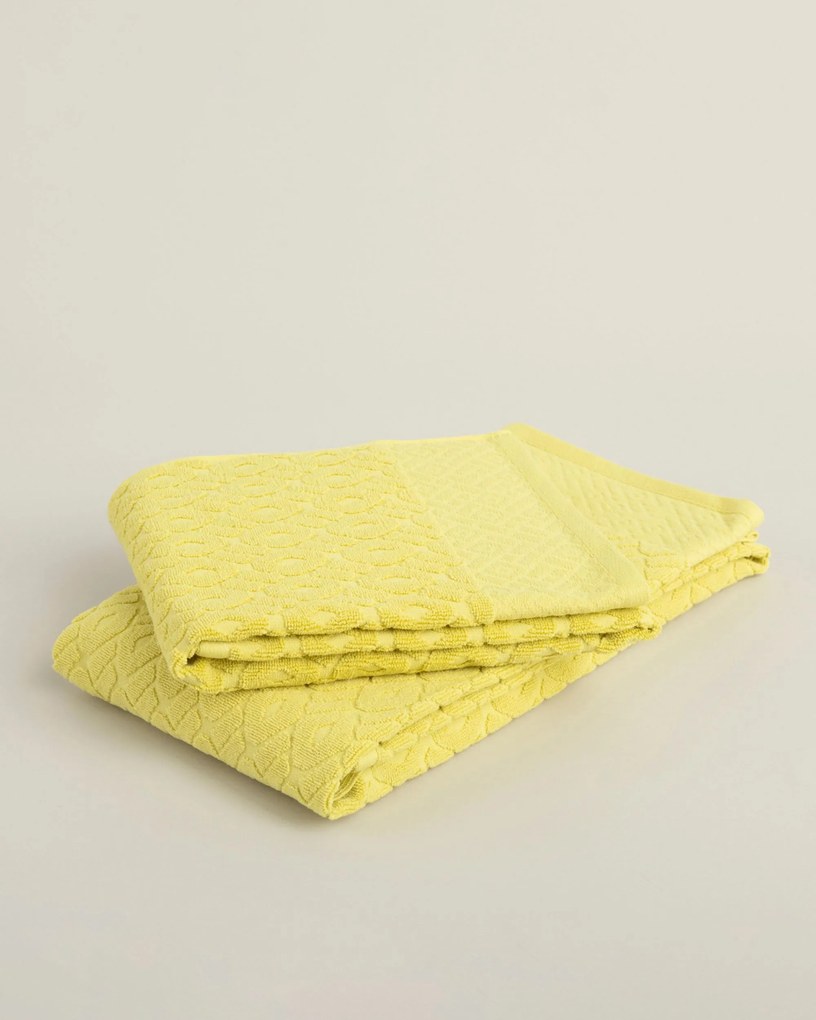 Ręcznik Lattice 70x140 cm sunny yellow