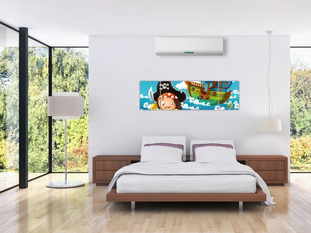Obraz - Skarb piratów (170x50 cm)