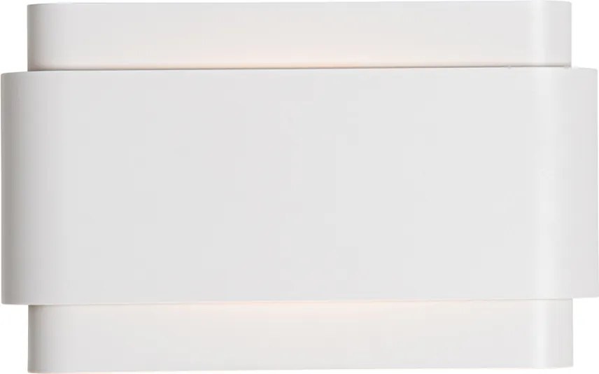 Industrialna lampa ścienna biała 2-światłowa - Coen