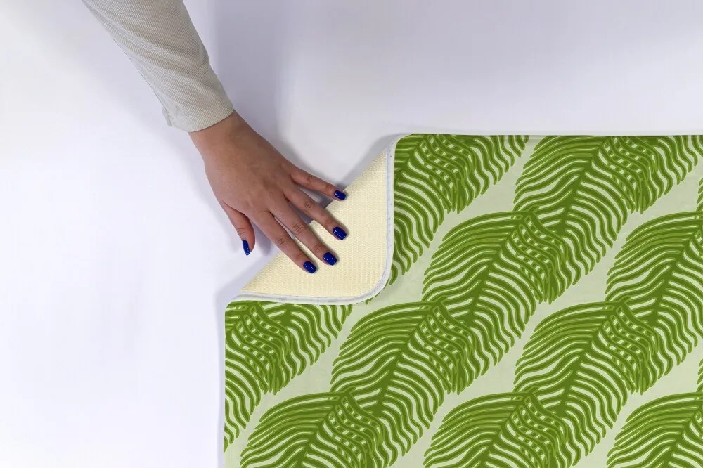 Dywanik łazienkowy antypoślizgowy Dywanik łazienkowy antypoślizgowy Liście