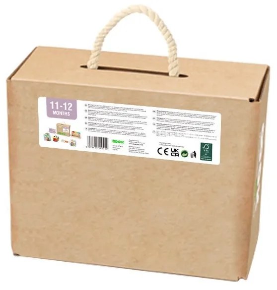Tooky toy box pudełko xxl montessori edukacyjne 5w1 sensoryczne 11-12 mies
