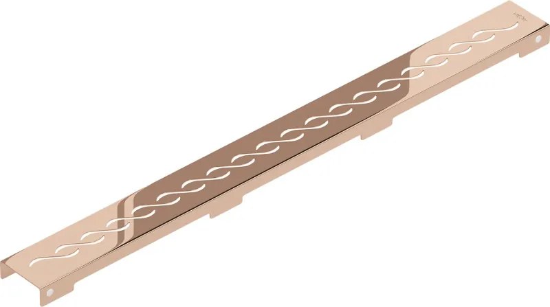 Mexen Flat M18 maskownica do odpływu liniowego 60 cm, różowe złoto - 1623060