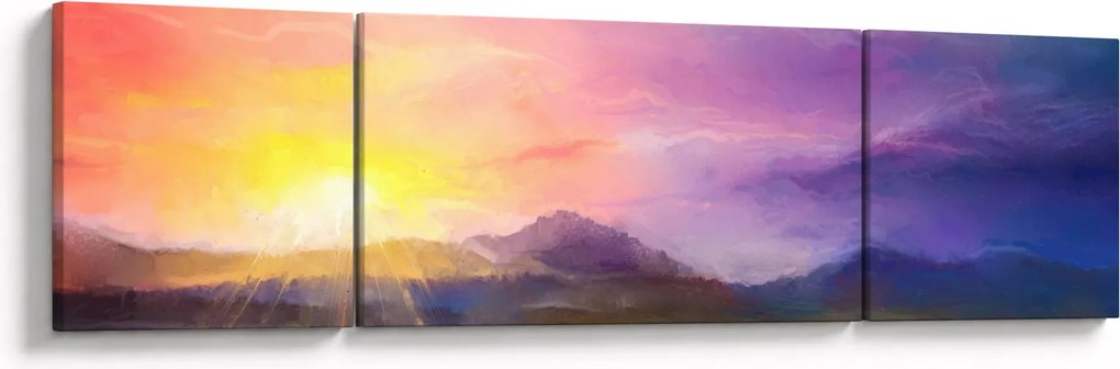 Obraz - O świcie (170x50 cm)