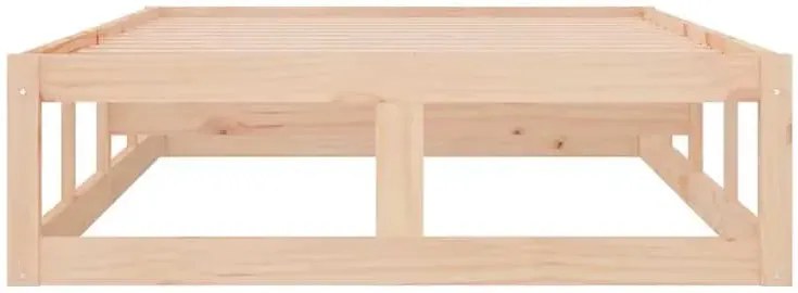 Pojedyncze naturalne sosnowe łóżko 90x200 M1-P22