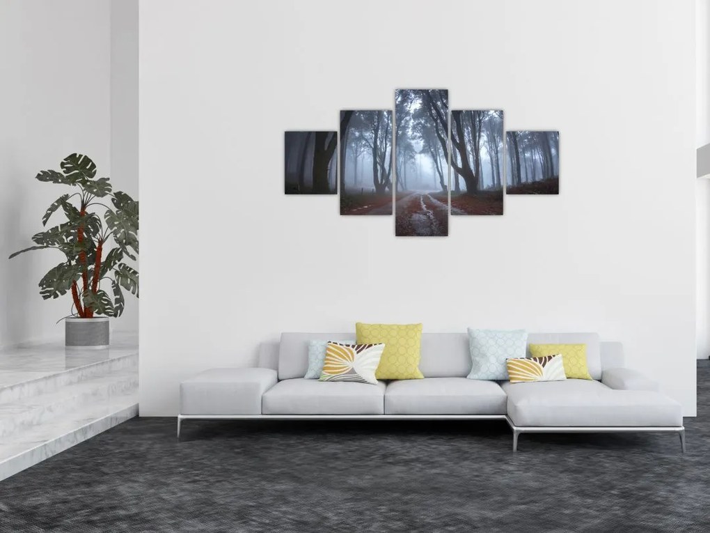 Obraz - W deszczowy dzień (125x70 cm)