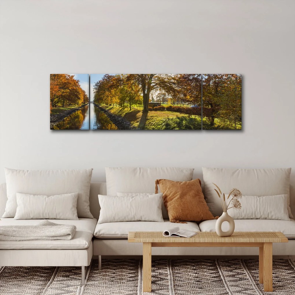 Obraz kanału wodnego (170x50 cm)