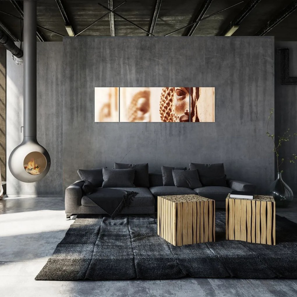 Obraz - Relief perski (170x50 cm)