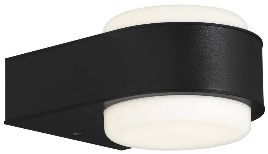 Briloner 3035-015 - LED zewnętrzny kinkiet HANAU LED/6,5W/230V IP44 czarny