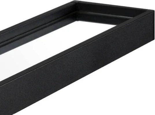 Okrągłe lustro ścienne Messa z półką 70 cm