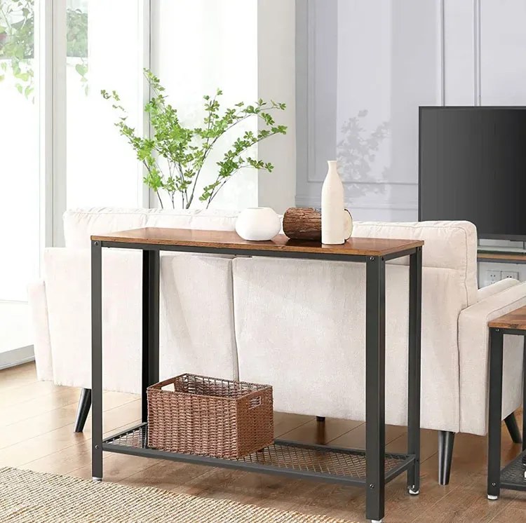 Industrialna konsola z metalową półką C4-L59