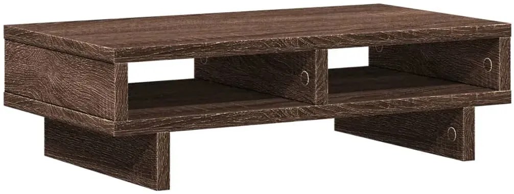 Klasyczna podstawka pod monitor brązowy dąb F0-C25