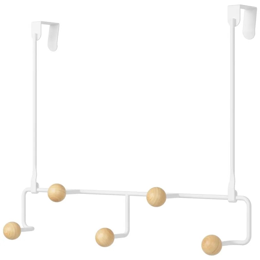 Biały metalowy wieszak na drzwi 39 cm Estique – Umbra