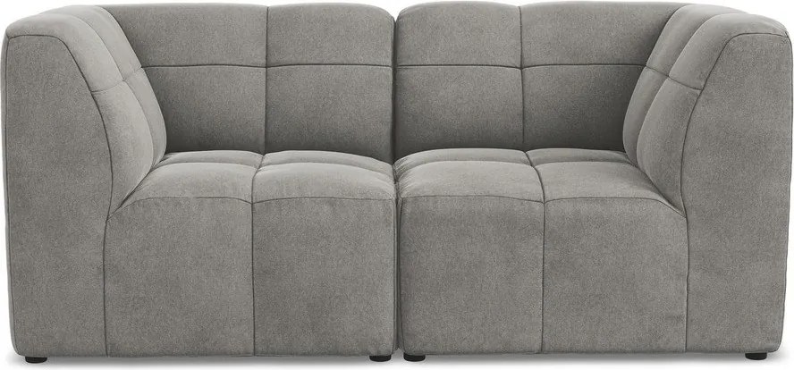 Szara aksamitna sofa 180 cm Aloha – Makamii