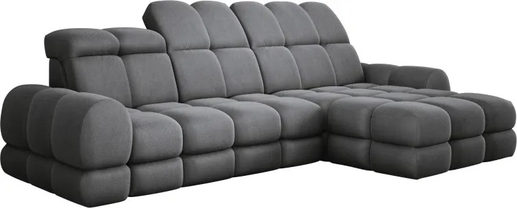 Narożnik TOLLO MINI S Prawostronny Elektryczna regulacja Solar 96 kolor Szary WERSAL