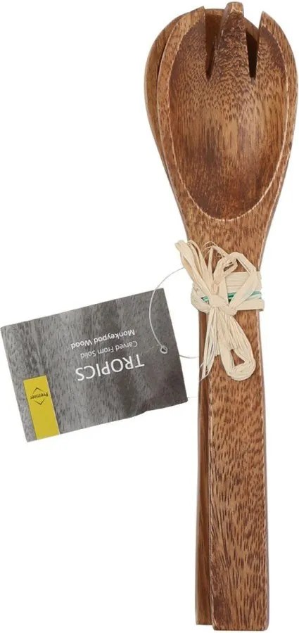 Sztućce do sałaty z drewna akacjowego Premier Housewares Socorro