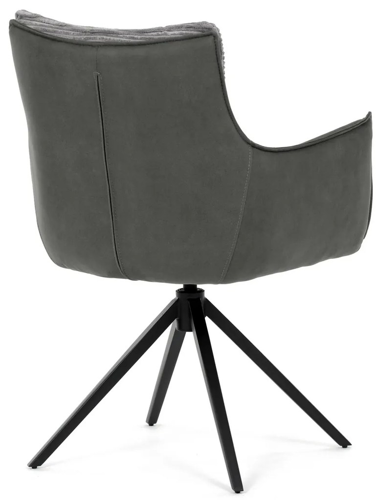 Zestaw krzeseł obiadowych z mechanizmem powrotnymDCH-D1345 GREY2, 2 szt.
