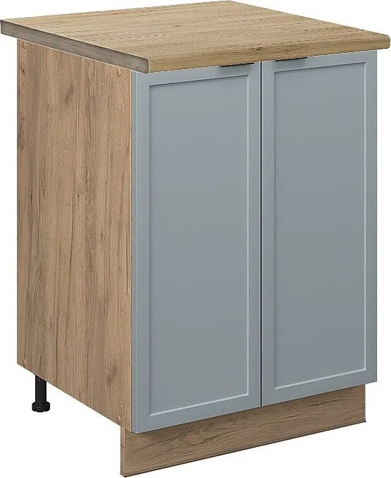 Szafki kuchenne jasnoniebiesko-szary 60x60x82 fame-line