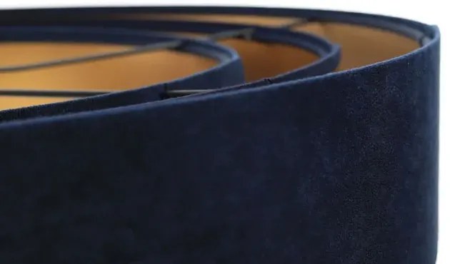 Granatowo-złota lampa wisząca glamour - S442 N2-Z79