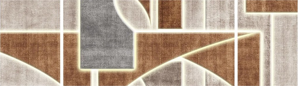 Obraz - Kształty (170x50 cm)
