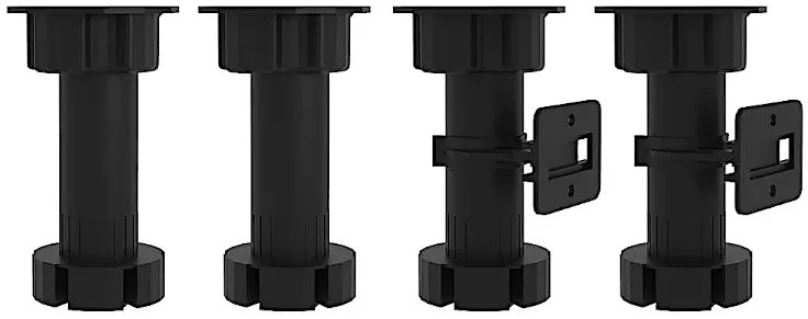 Zestaw białych nowoczesnych mebli kuchennych K8-B98