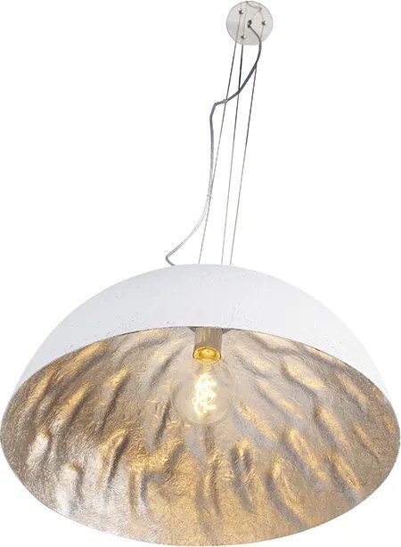 Nowoczesna lampa wisząca biała 50 cm - Magna