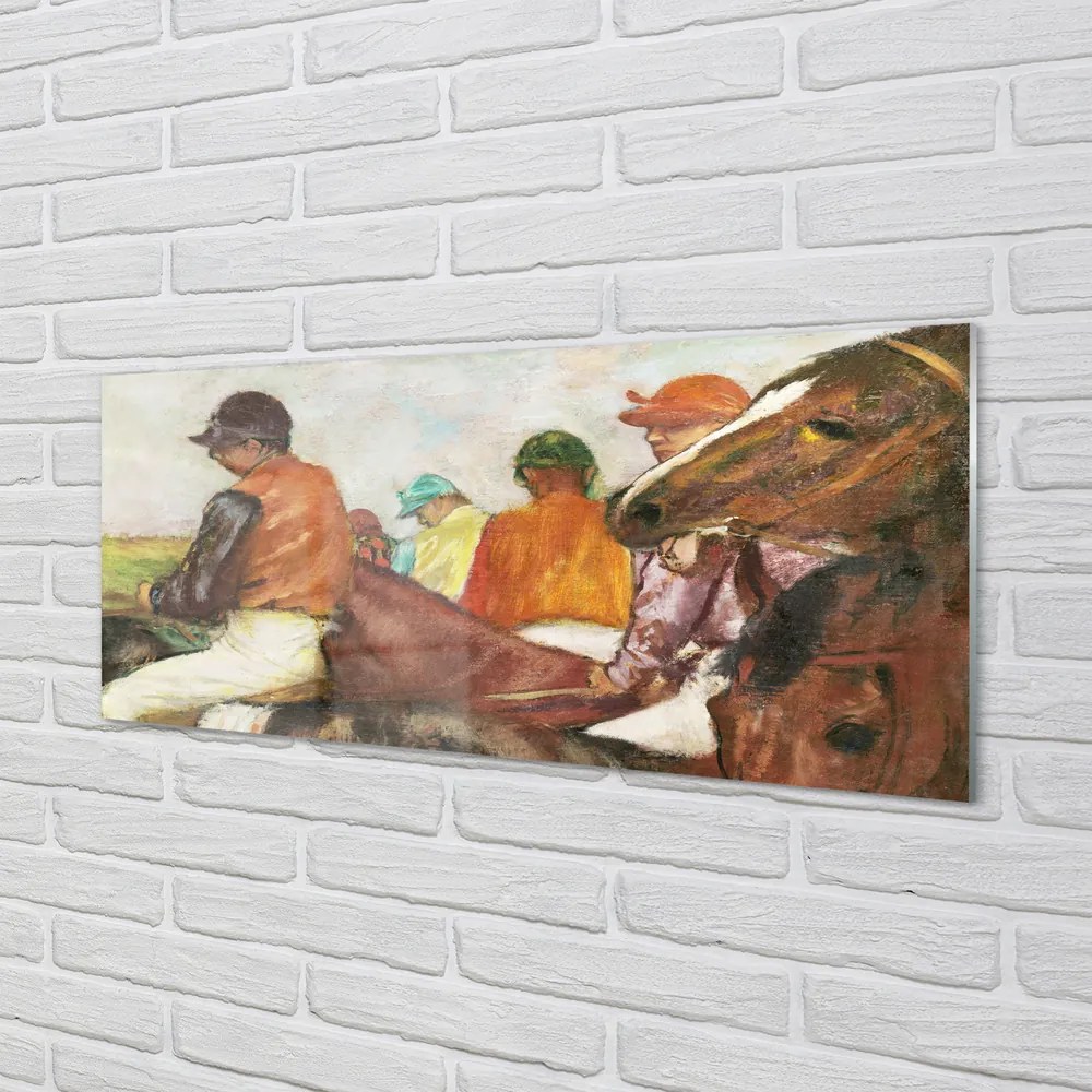 Panel nad Blat Kuchenny Dżokeje - Edgar Degas