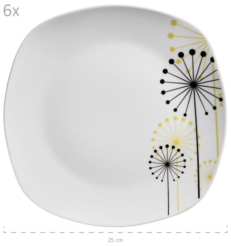 Domestic Vanesa 18-częściowy zestaw talerzy, MÄSER