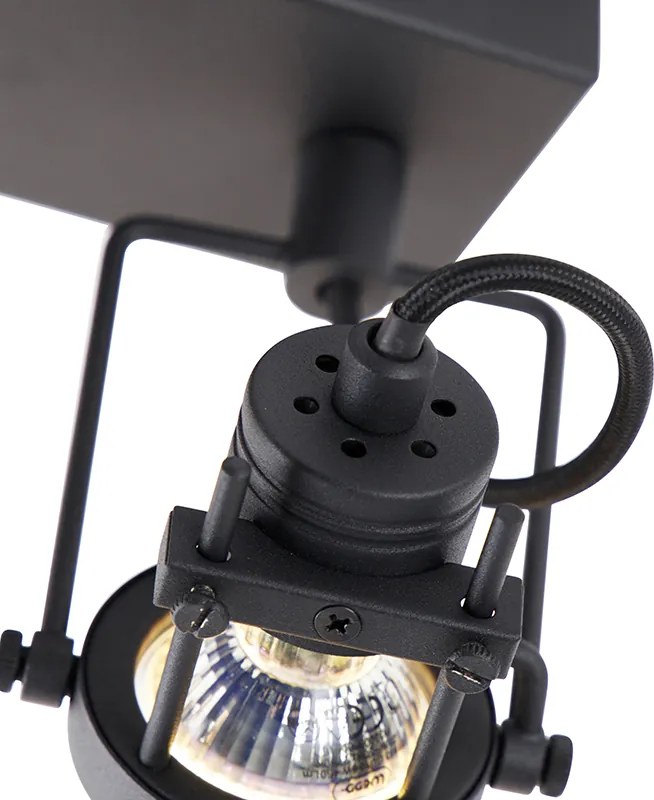 Industrialny reflektor czarny 3-punktowy - Suplux