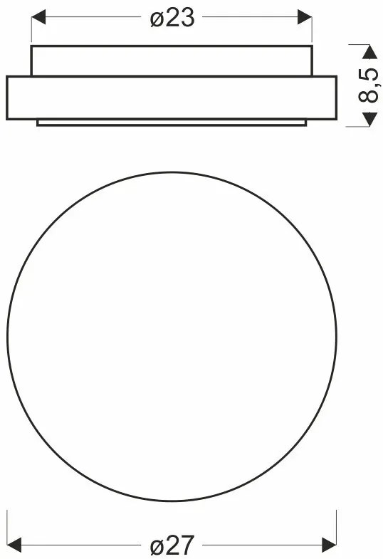Biały kryształowy plafon sufitowy LED - Z076-Elmar