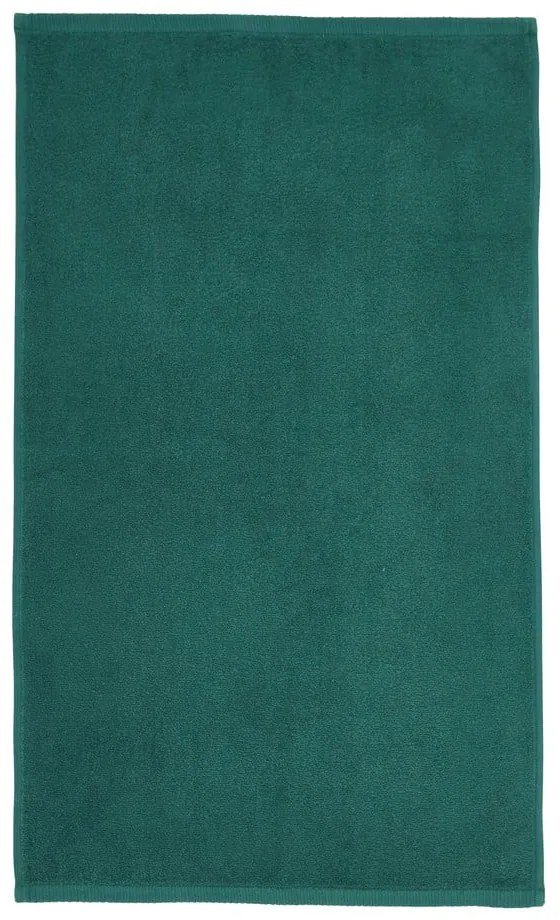 Ciemnozielony bawełniany ręcznik szybkoschnący/frotte 50x85 cm Quick Dry – Catherine Lansfield