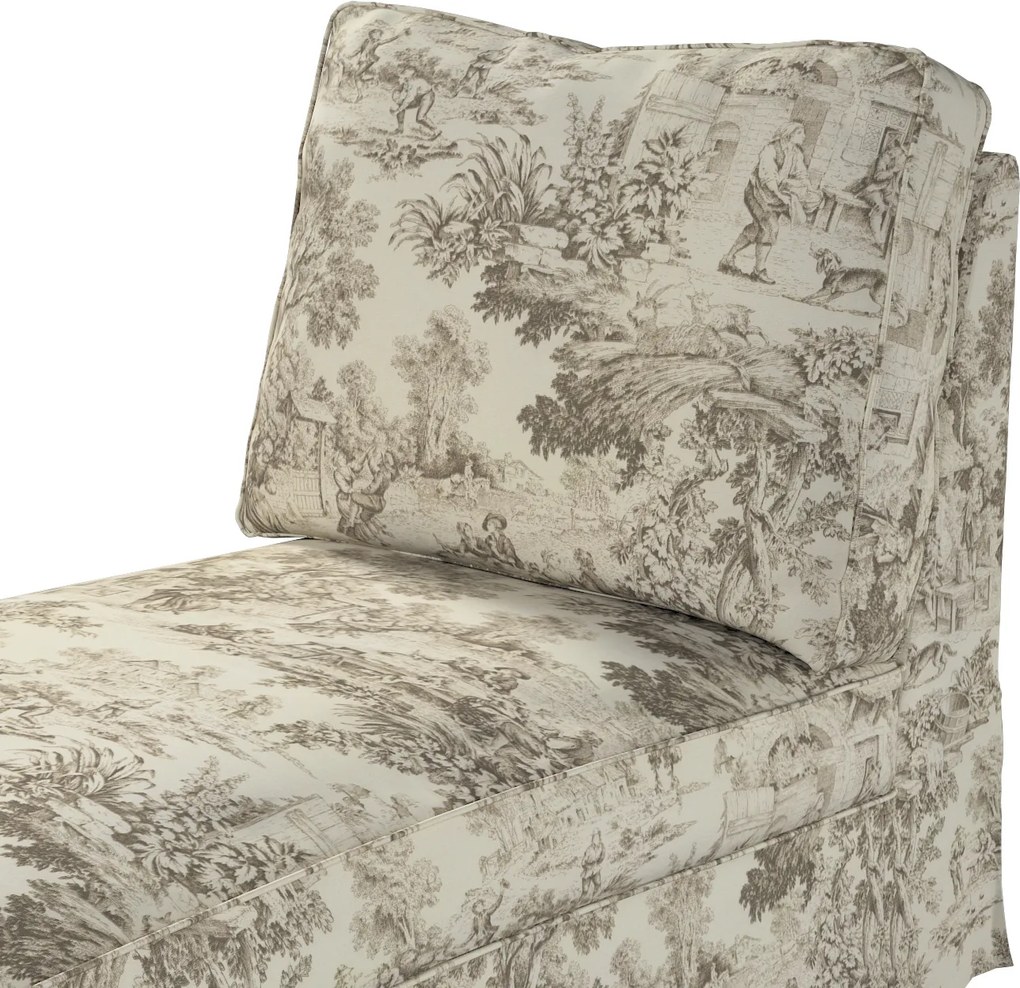 Pokrowiec na szezlong/ leżankę Ektorp wolnostojący prosty tył