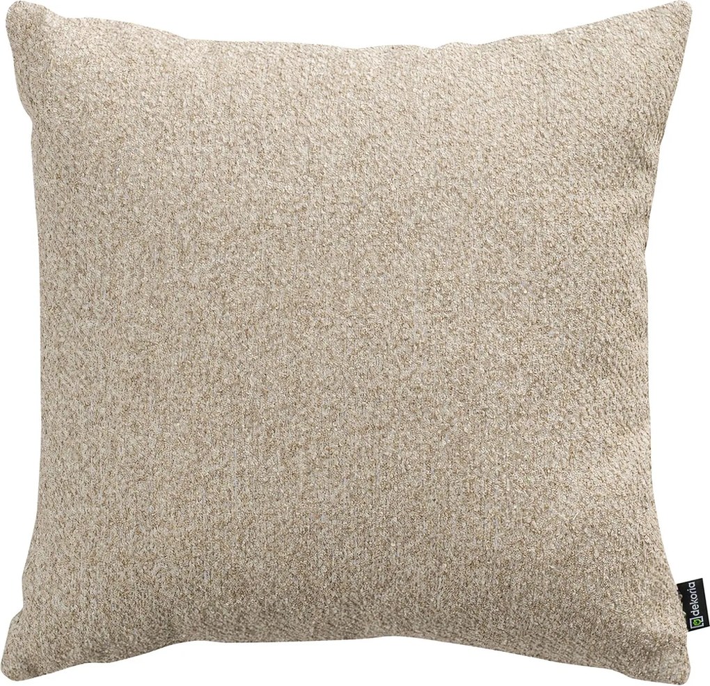 Poszewka Kinga na poduszkę kolor beżowy tkanina strukturalna
