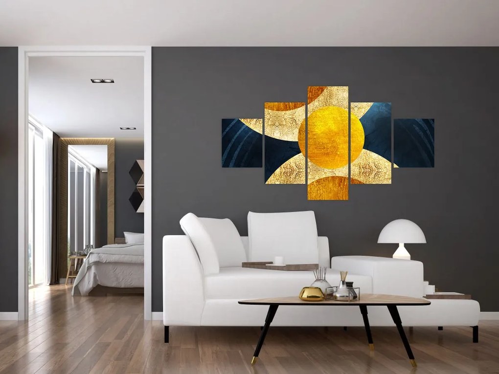 Obraz - Koła (125x70 cm)