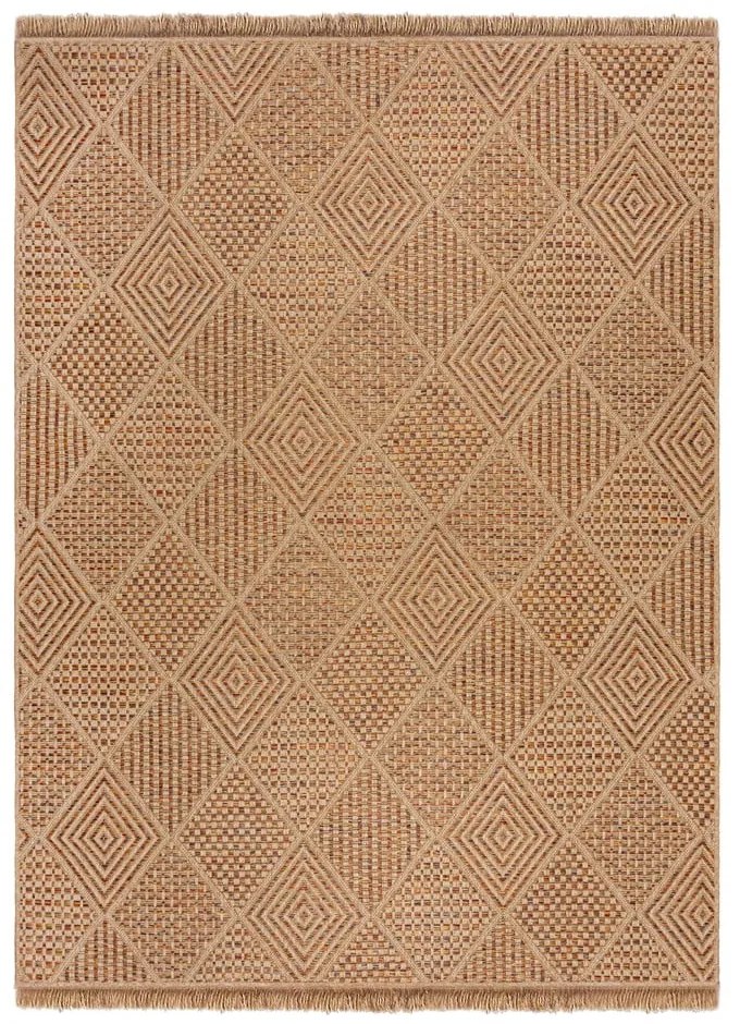 Dywan odpowiedni na zewnątrz w naturalnym kolorze 200x290 cm Nora Diamond – Flair Rugs