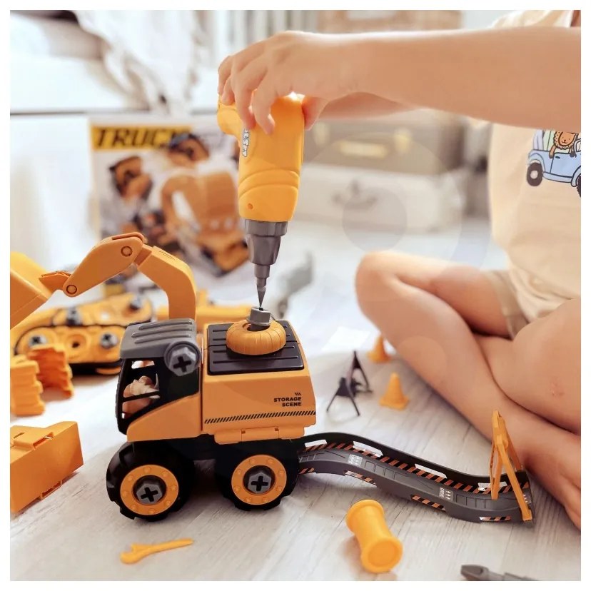 Woopie mega plac budowy 5w1 zestaw xxl do skręcania diy