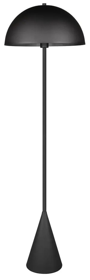 Czarna lampa stojąca (wysokość 130 cm) Alfie – Trio