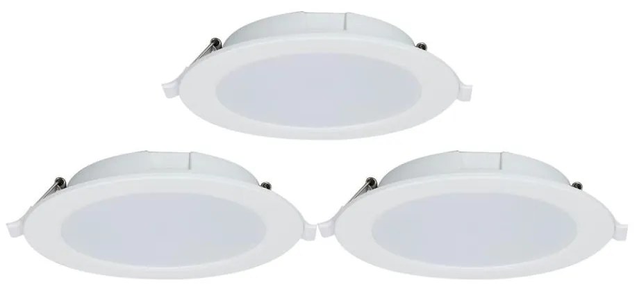 Aigostar-ZESTAW 3x LED Oprawa wpuszczana ściemnialna MESH 9W/230V 2700K-6500K śr. 14,5 cm