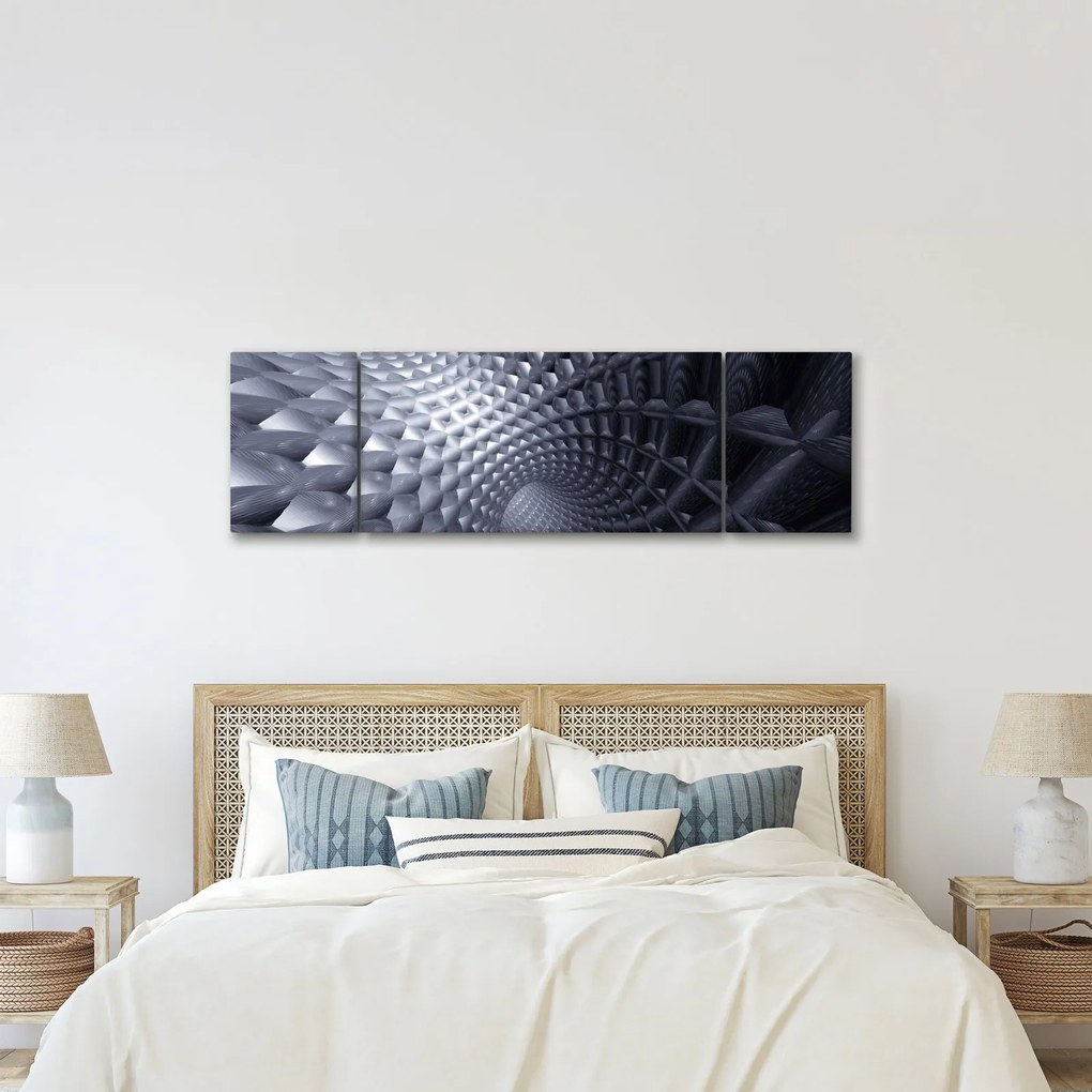 Obraz - Abstrakcja 3D (170x50 cm)